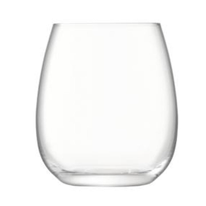 LSA Borough Stemless Glass 455ml Clear x 4