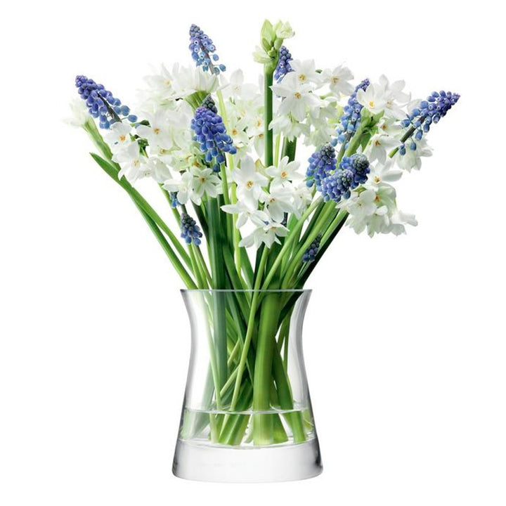 LSA Flower Garden Posy Vase H13cm Clear