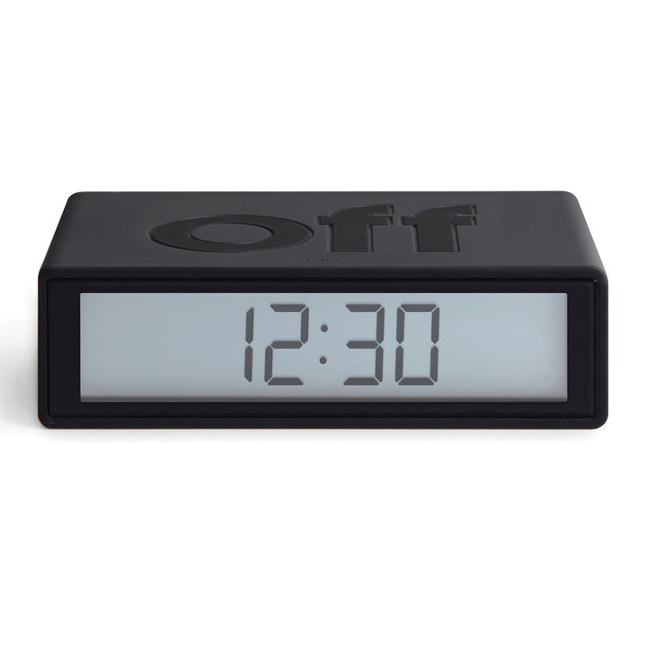 Lexon Flip Travel LCD Alarm Clock