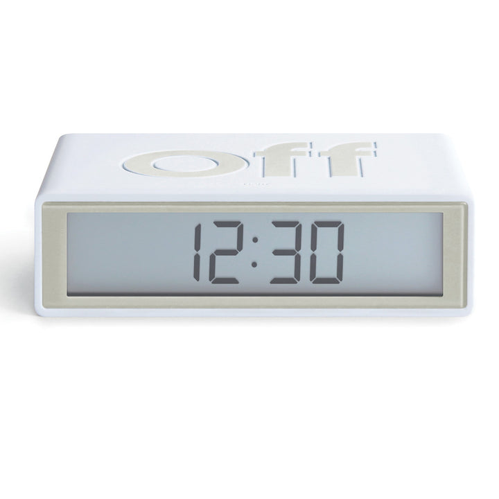 Lexon Flip Travel LCD Alarm Clock